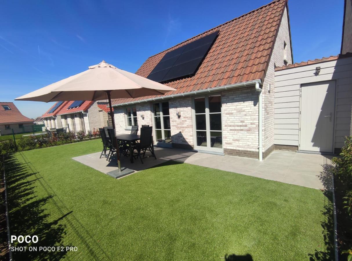 Vakantiewoning Polderhuis 10, Airco En Verwarming In Alle Kamers, Prive Parkeerplaats En Afgesloten Tuin Коксейде Екстер'єр фото